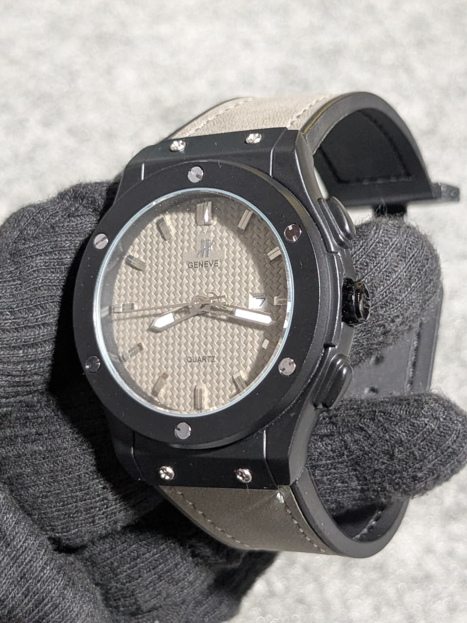 Luxury Hublot Style Black Men's Watch – Premium A+ Quality