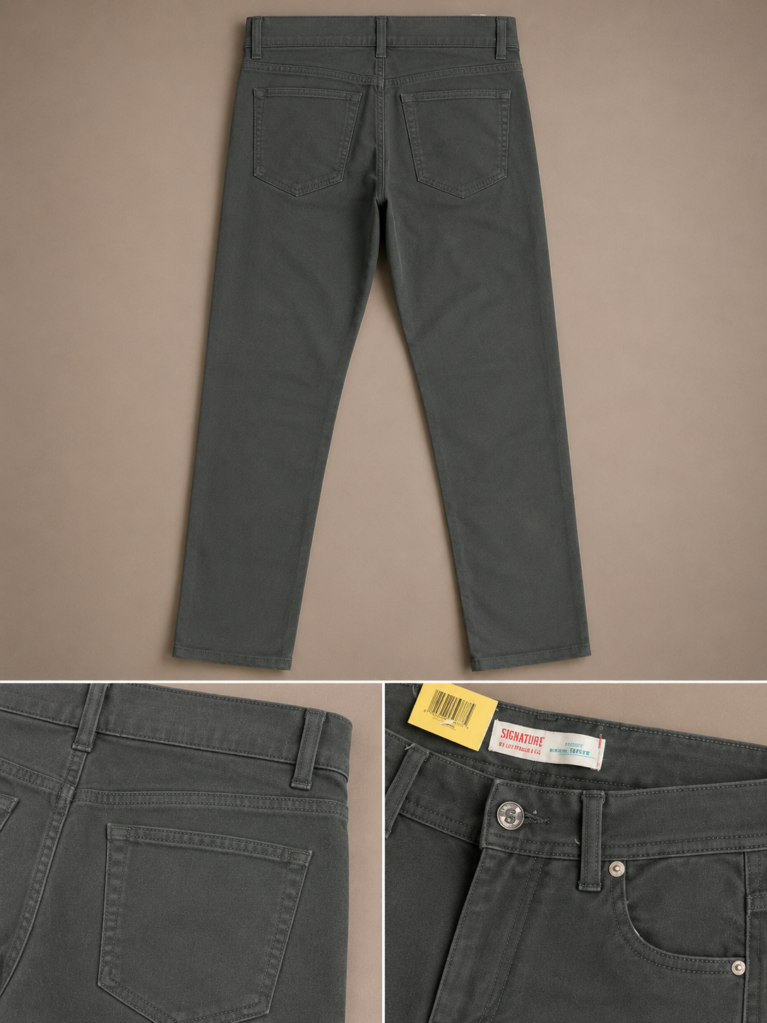 Levi's Original Men's Slim Fit Cotton Chino Pants – Charcoal Grey